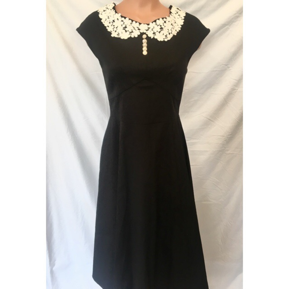 NWT Black Retro Audrey Hepburn Pinup Dress